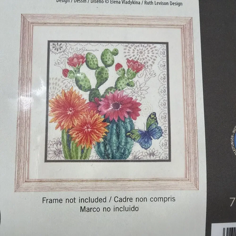 Dimensions Cactus flowers Bloom Counted Cross Stitch Kit 12